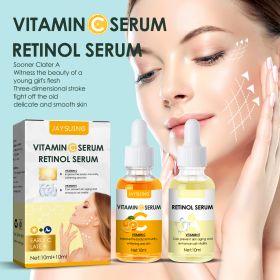 Morning C, Night A Dual Serum Set (Jaysuing Anti-Aging & Brightening Care) (Option: 1pcs)