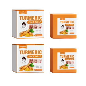 Radiant Turmeric Face Soap (Option: 2pcs)
