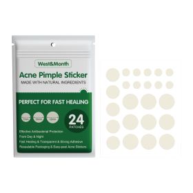 West&Month Acne Patch — Invisible, Waterproof & Skin-Healing (Option: 24pcs)